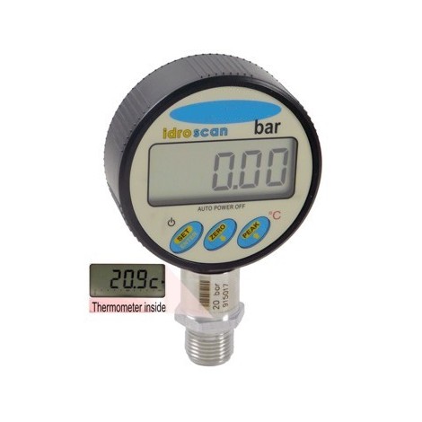 SM-IDROSCAN : Manomètre digital haute précision de 1  à 2000 bar - DATALOGGER et mesure de temperature