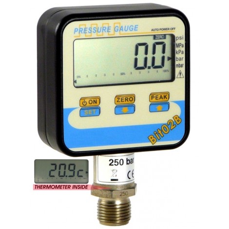 SM-BIT02B: Manomètre digital de 1 à 2000 bar -  Temperature