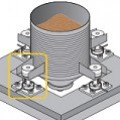 Capteur de force pour le pesage de conteneur / silos